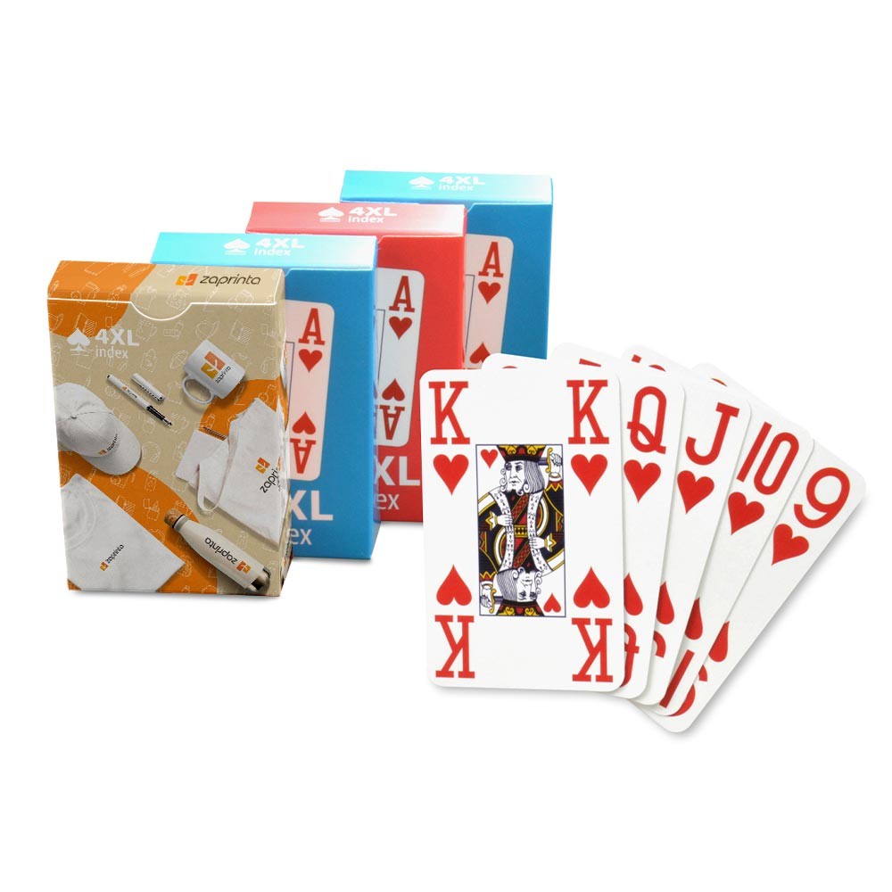 Jeu de cartes personnalisé avec grands symboles - JCA20