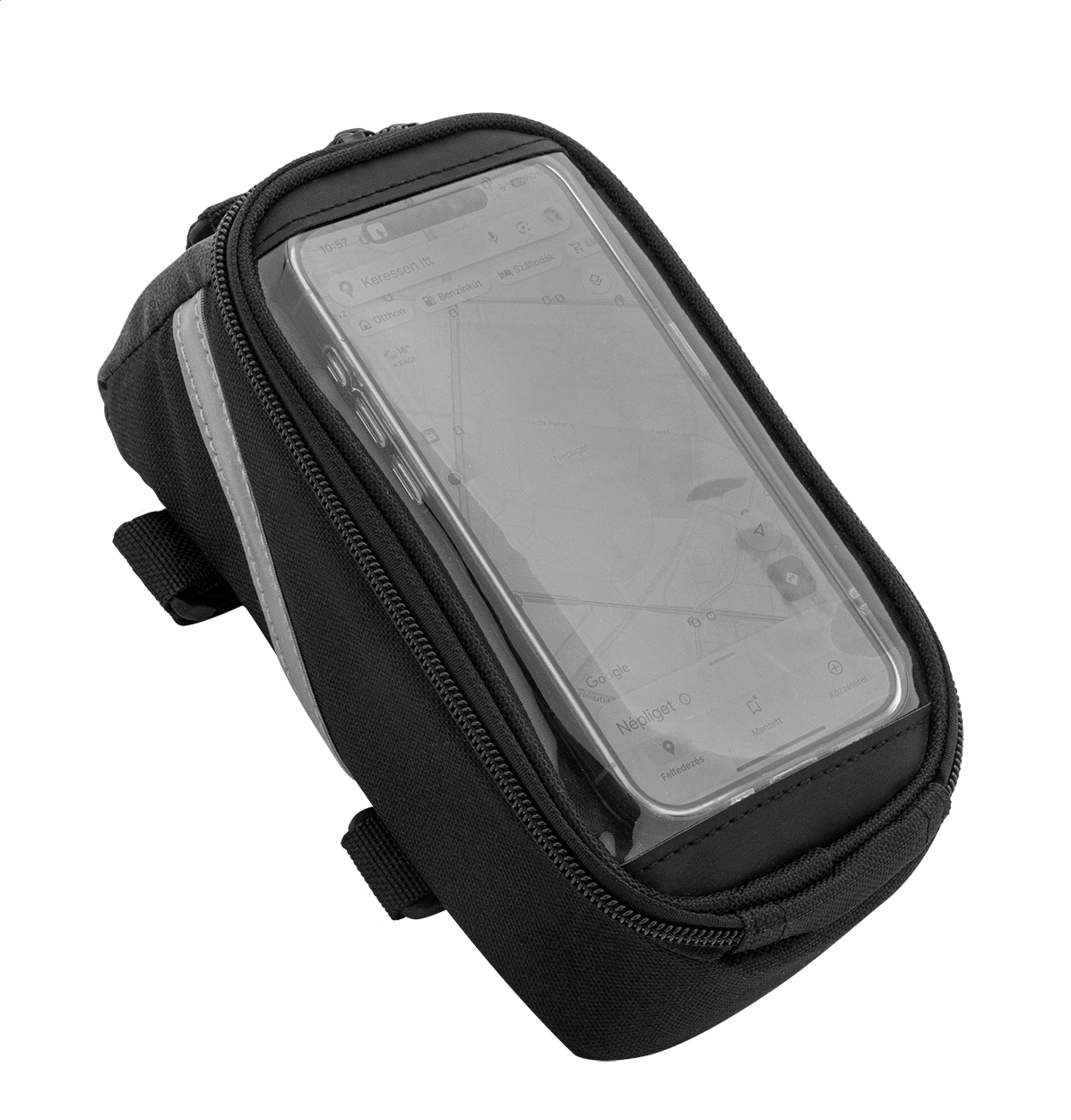 Support mobile vélo en RPET avec sacoche - Kembs