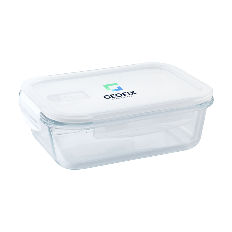 Lunchbox personnalisé en verre borosilicate - Chris - Zaprinta France