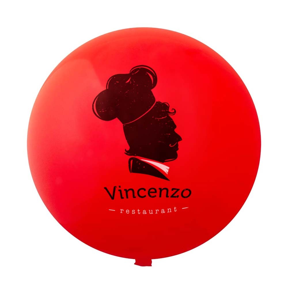 Ballon géant personnalisé 170 cm Ø 55 cm