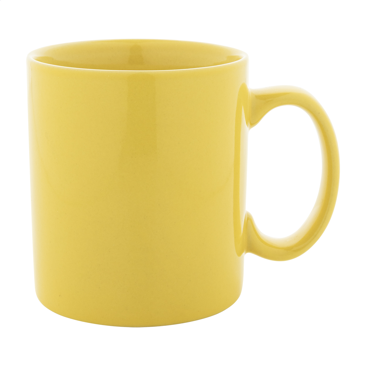 Mug en céramique coloré Kolomu personnalisé, finition brillante, 300 ml