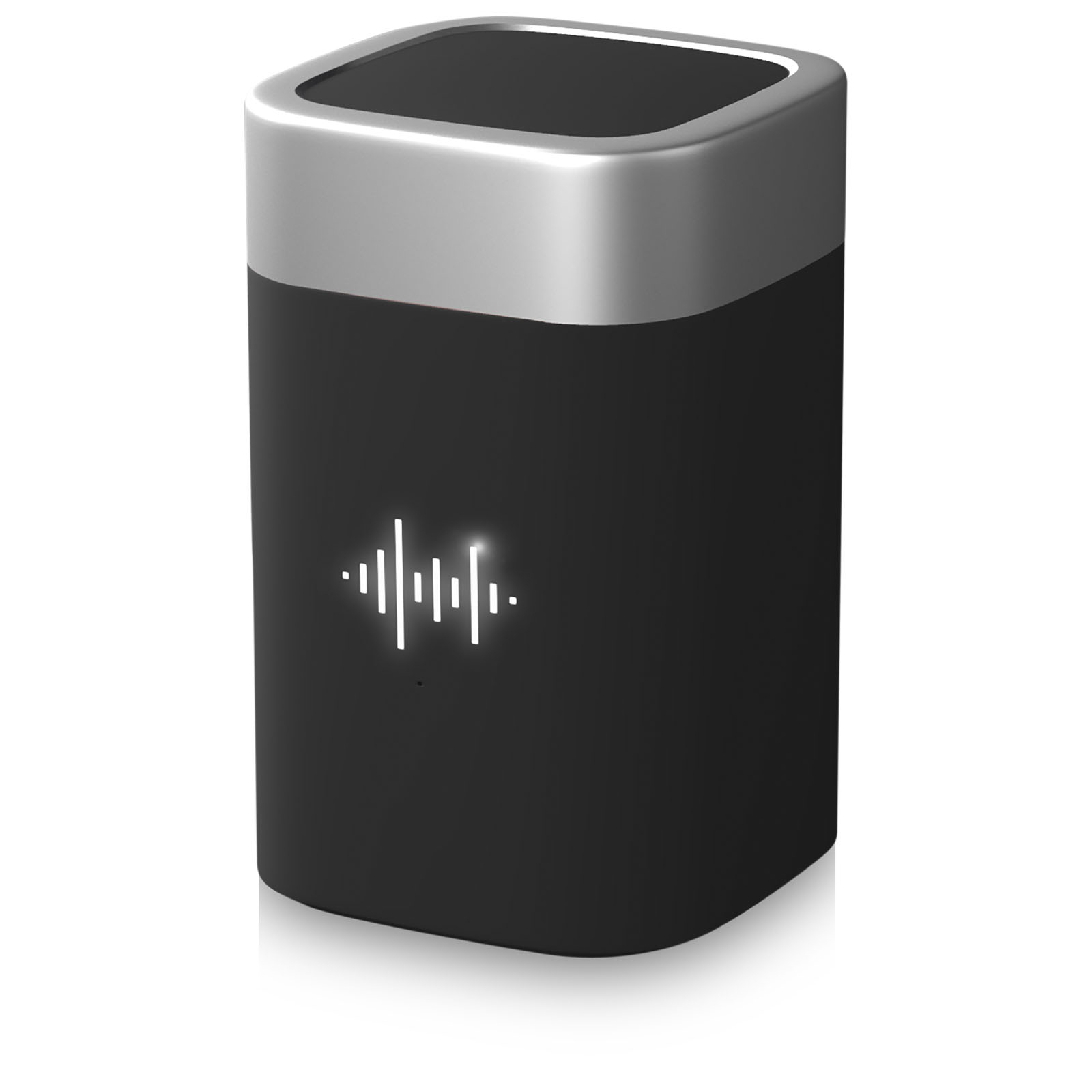 Haut-parleur Bluetooth avec logo lumineux sans fil de 5W avec traitement antibactérien - Marigny