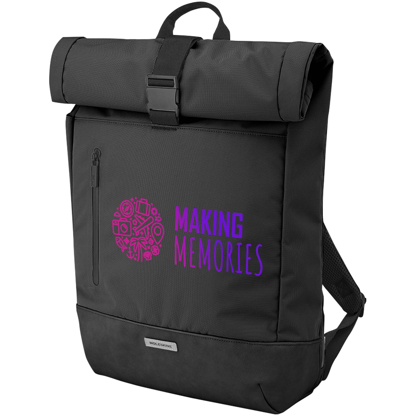 Sac à dos Urbain Rolltop - Chieulles imprimé avec logo