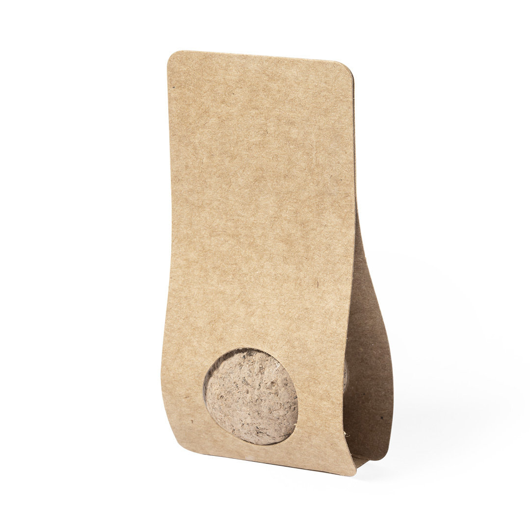 Carton recyclé personnalisé avec boule de graine  - Kasvi