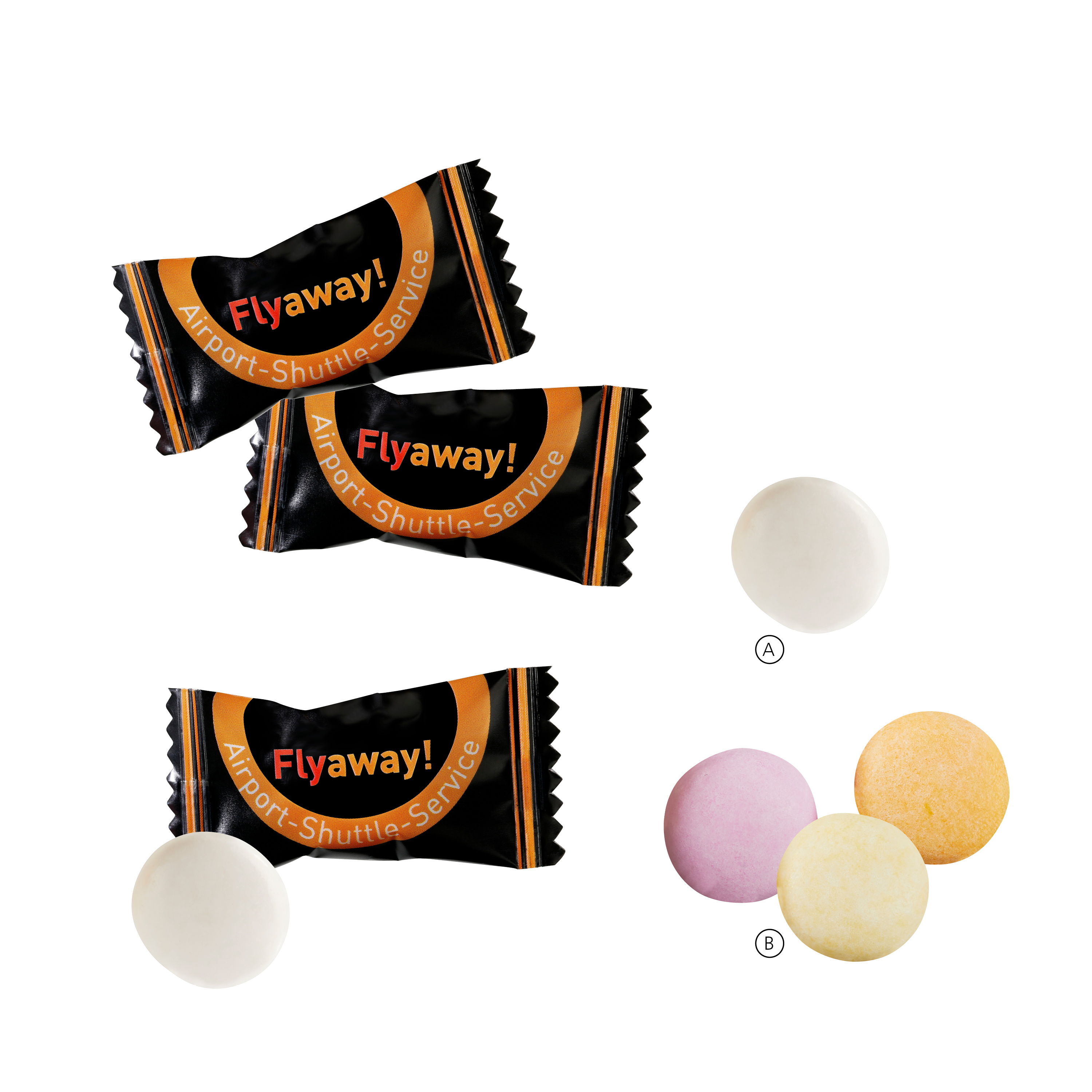 Fruités Enveloppés - Allonnes imprimé avec logo