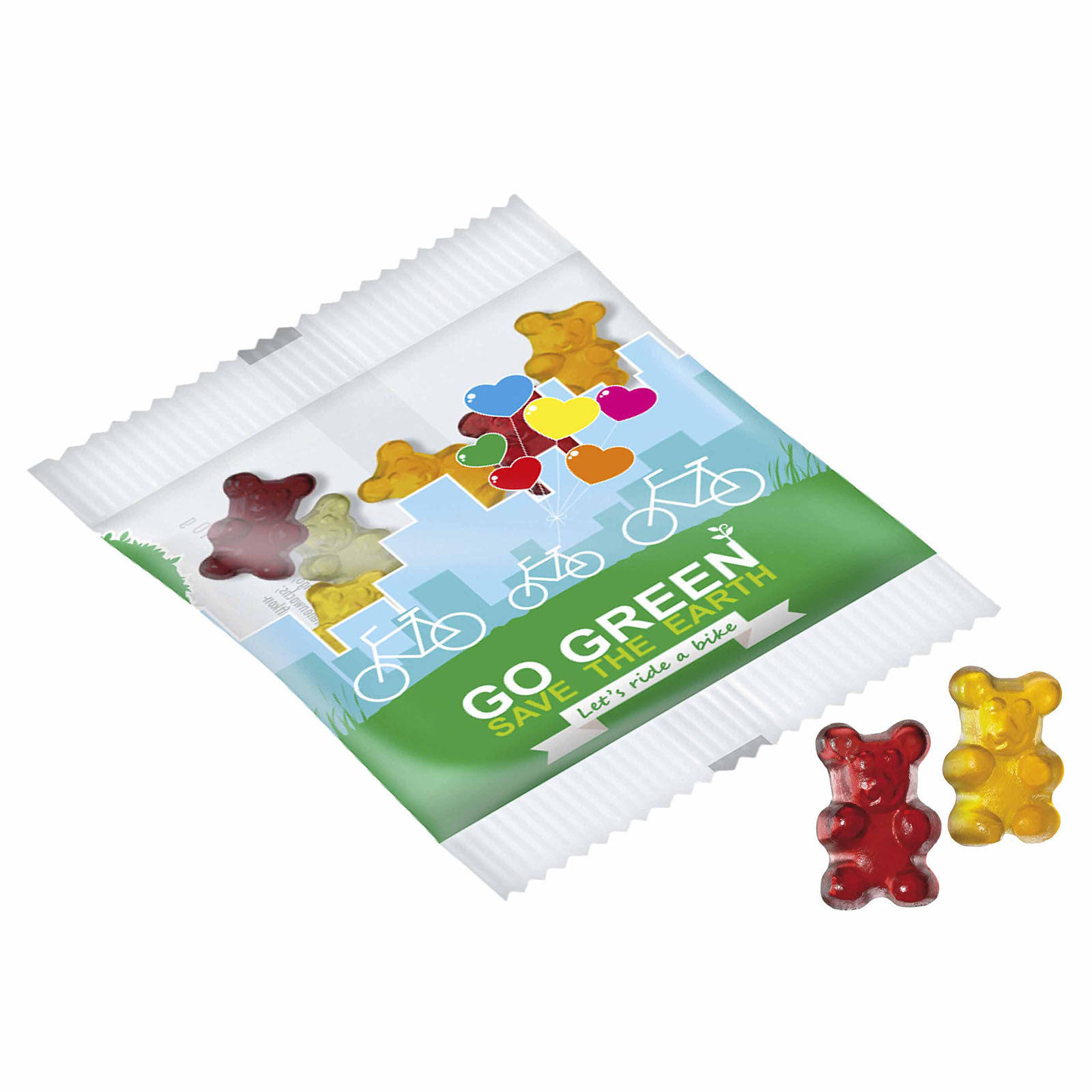 Gommes de fruits oursons vegan