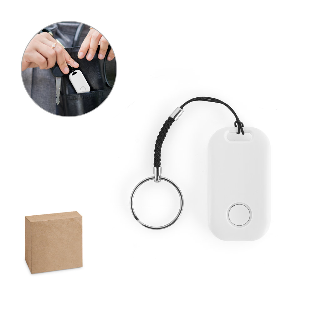 DAMY. Localisateur sans fil avec design compact et léger en ABS recyclé (100% rABS)