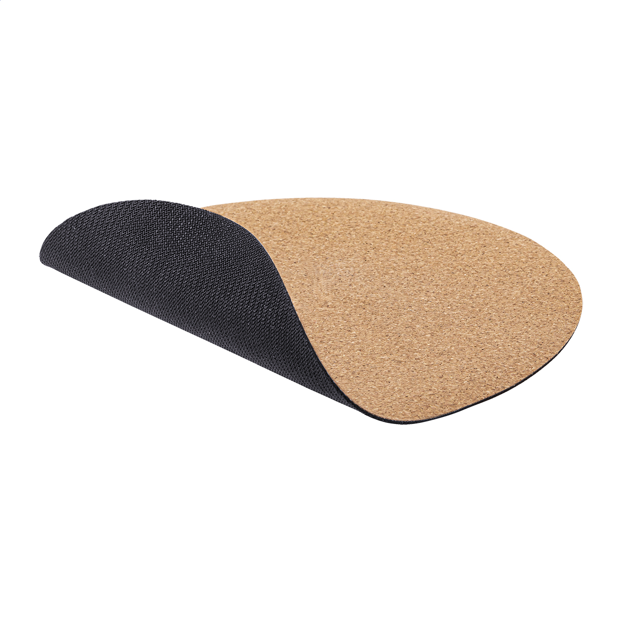 Tapis de souris rond Corpad Rond personnalisé en liège naturel imprimé avec logo