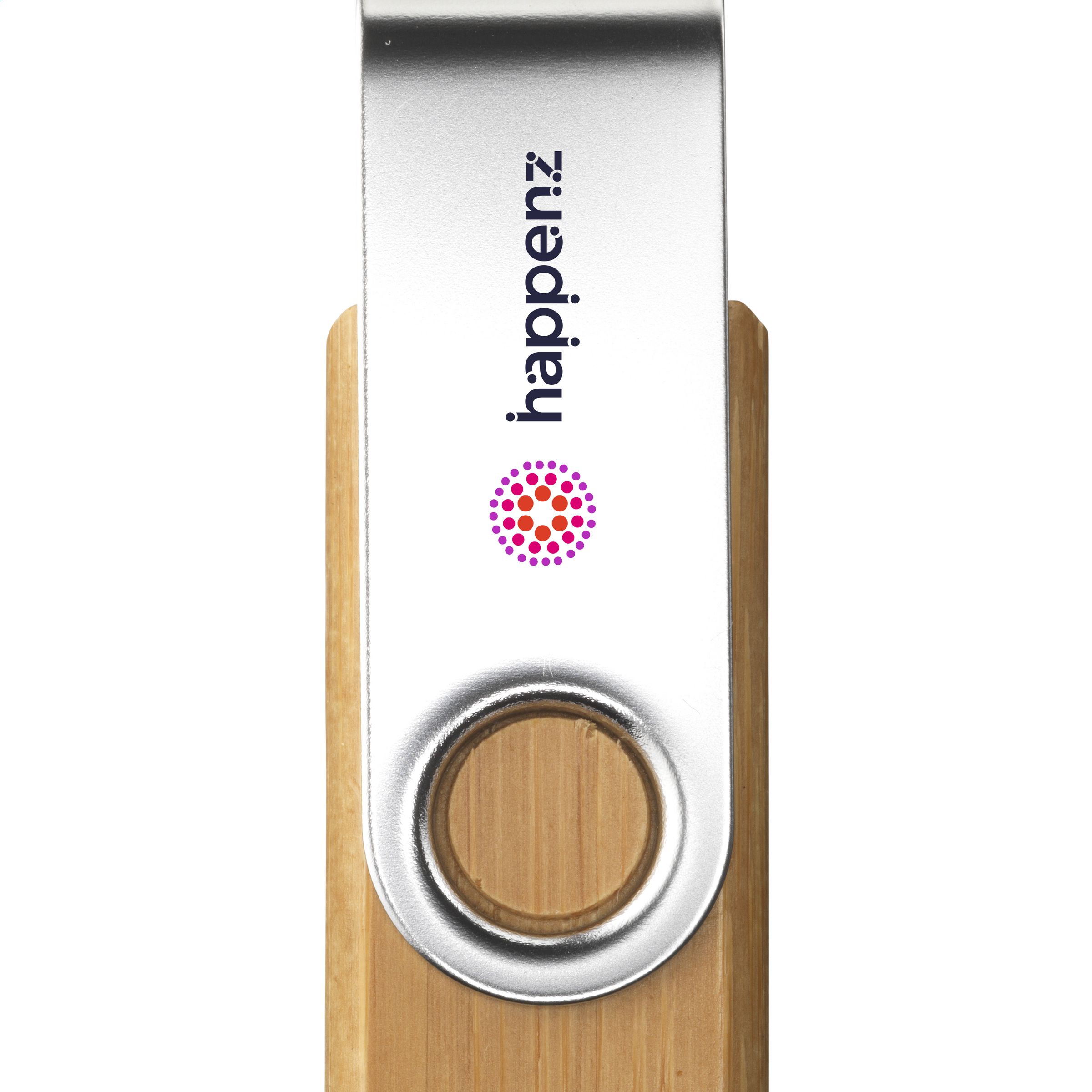 Clé USB 2.0 en Bambou ECO Carbon - Chambly