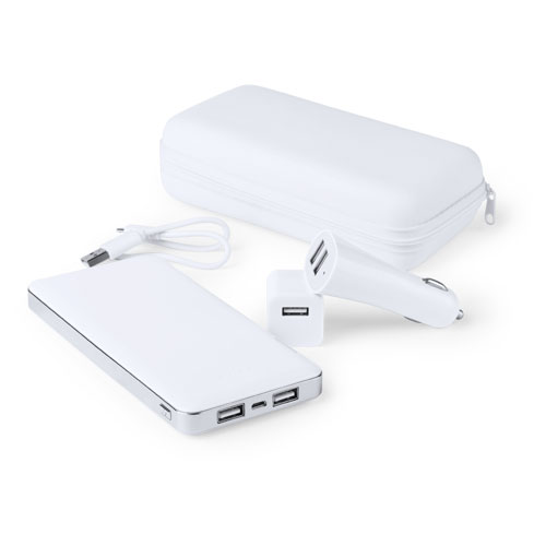 Batterie externe personnalisée blanche 8000 mAh – Corigliano-Rossano