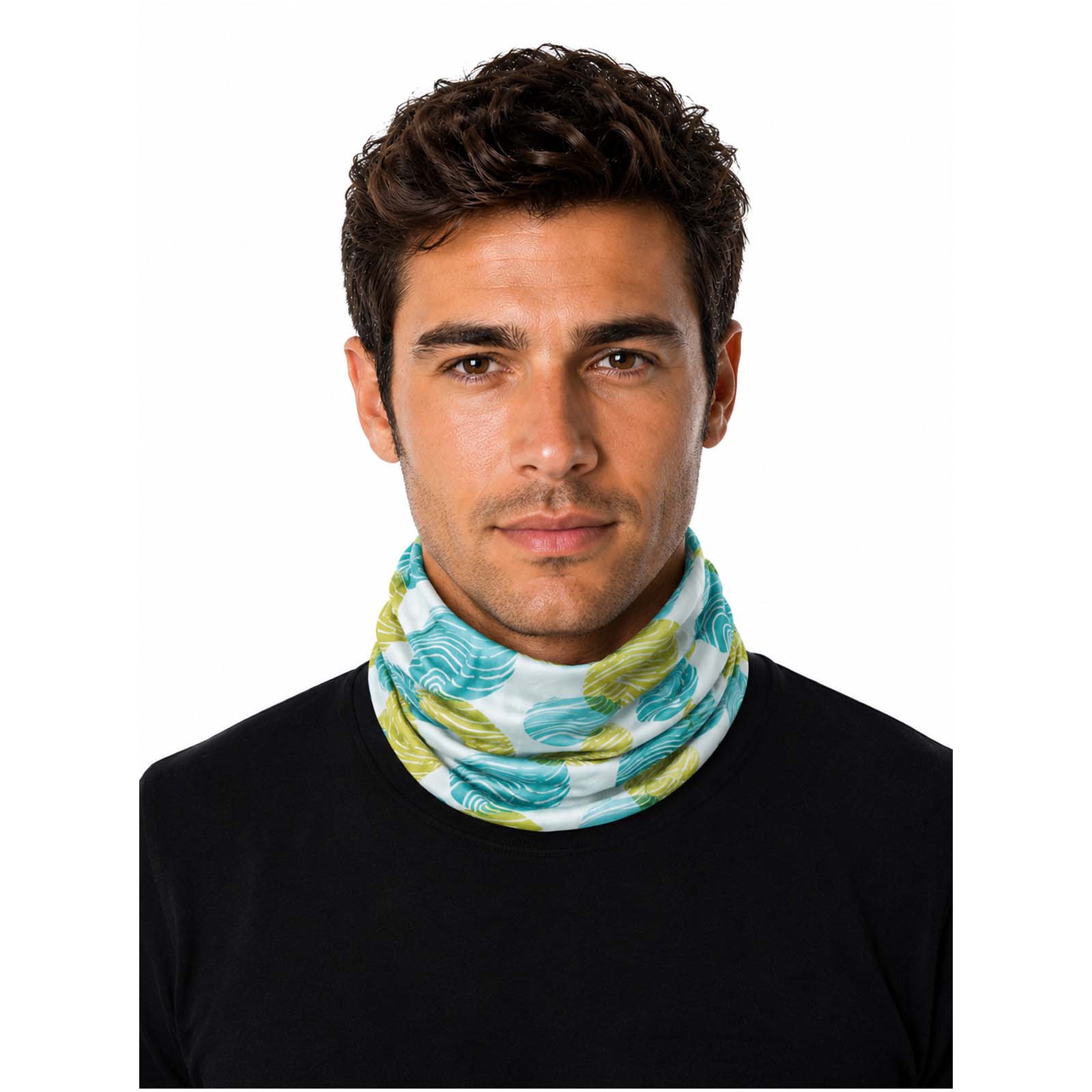 Écharpe multi-usages Davi avec impression par sublimation et technologie Coolmax®