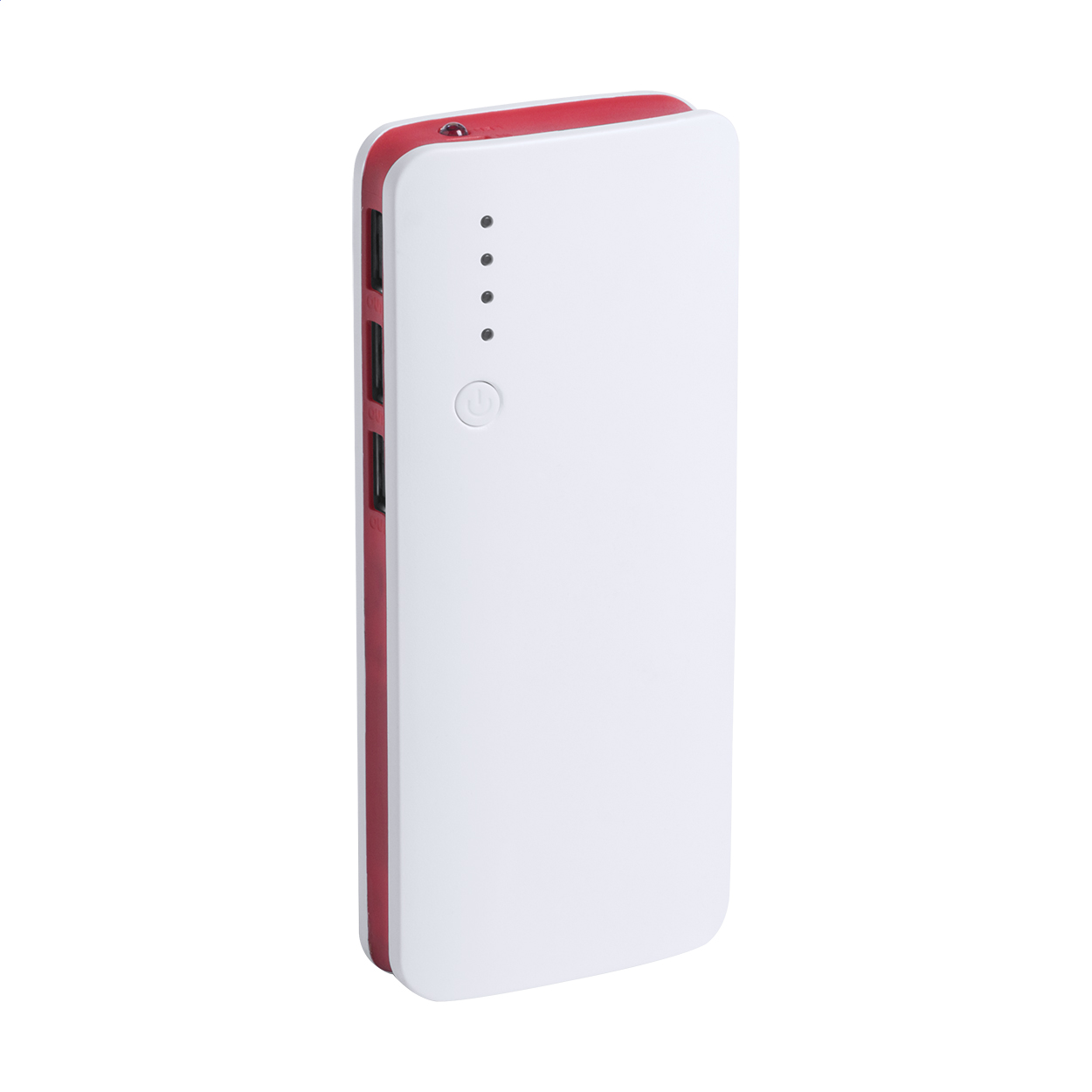 Batterie externe Tenak personnalisée en plastique, 10000 mAh imprimé avec logo