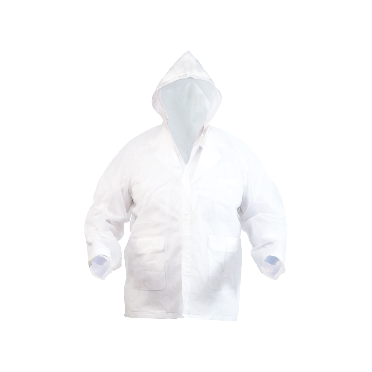 Imperméable Hailo personnalisé en EVA avec capuche et pochette imprimé avec logo