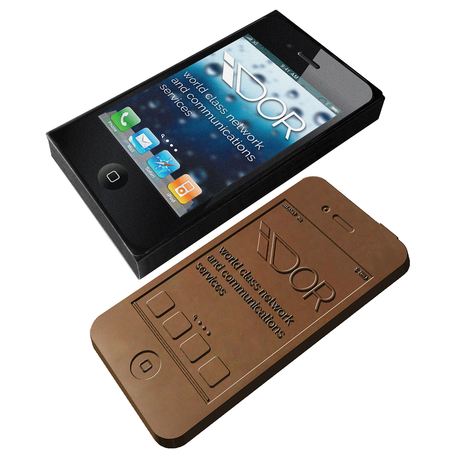 Boîte de Chocolat Smartphone Imprimée en Couleur Intégrale - Novalaise - Zaprinta France
