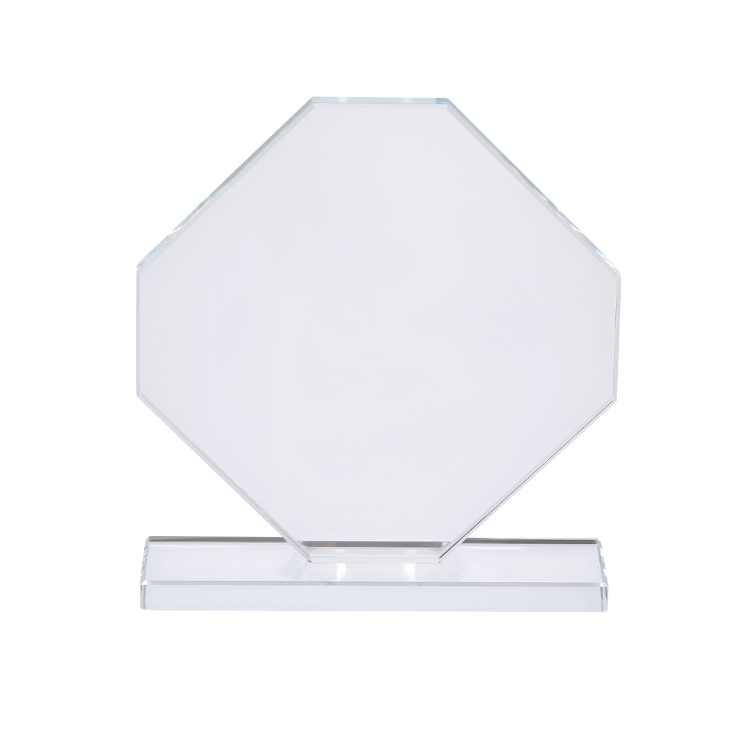 Plaque d'Élégance Octogonale - La Vicogne imprimé avec logo