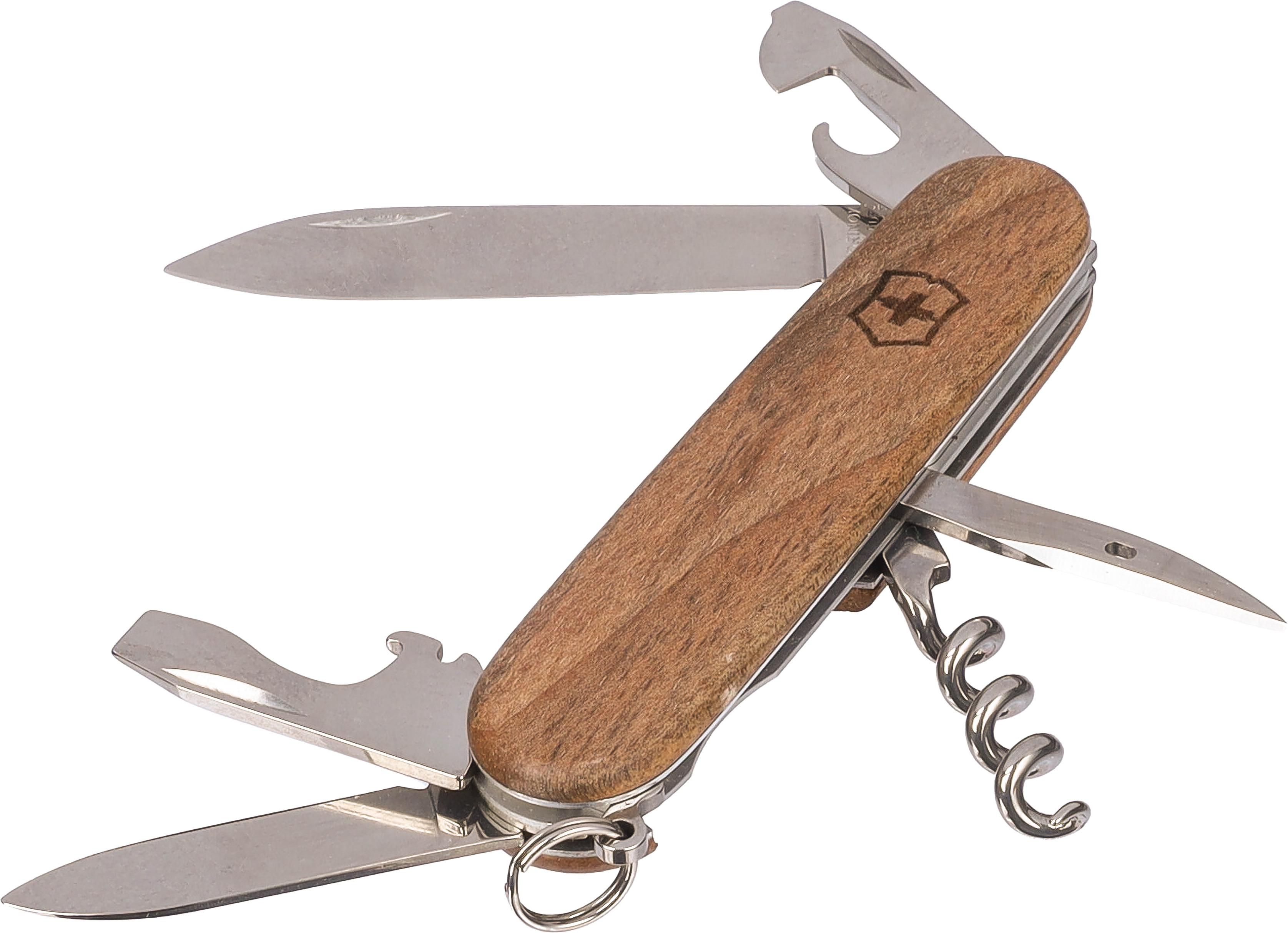 Couteau de poche Suisse Édition Bois - Priziac imprimé avec logo