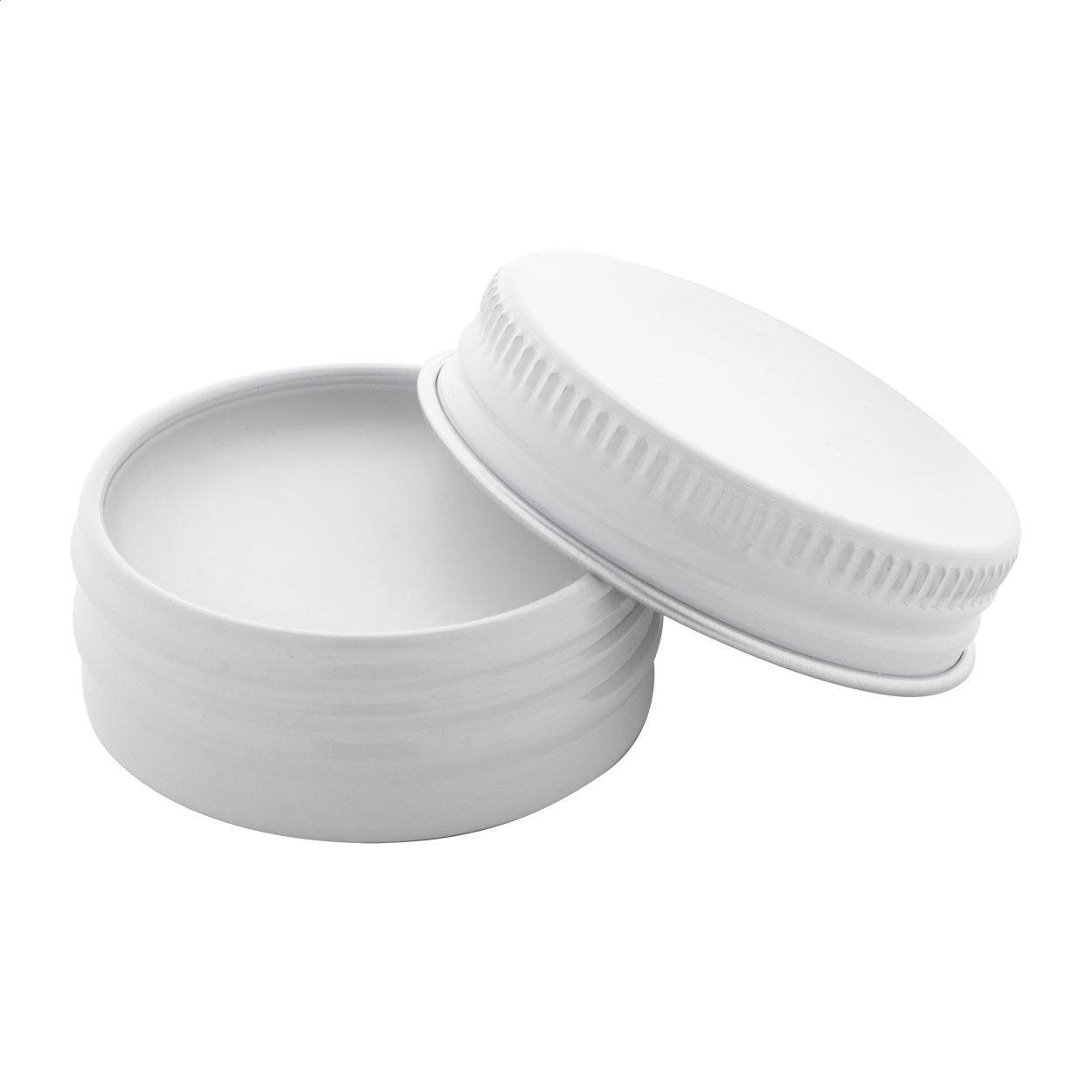 Baume à lèvres Contor personnalisé à la vanille SPF 15, boîte aluminium recyclé imprimé avec logo
