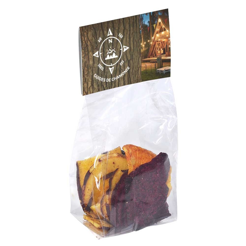 Sac de chips de légumes transparent avec carte d'en-tête imprimée - Strasbourg
