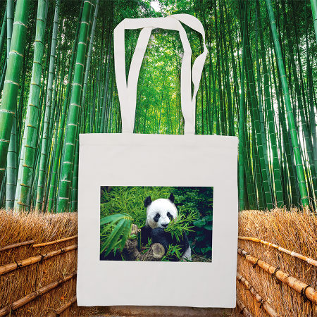 Sac ECO en bambou avec longues anses - Houlbec-près-le-Gros-Theil