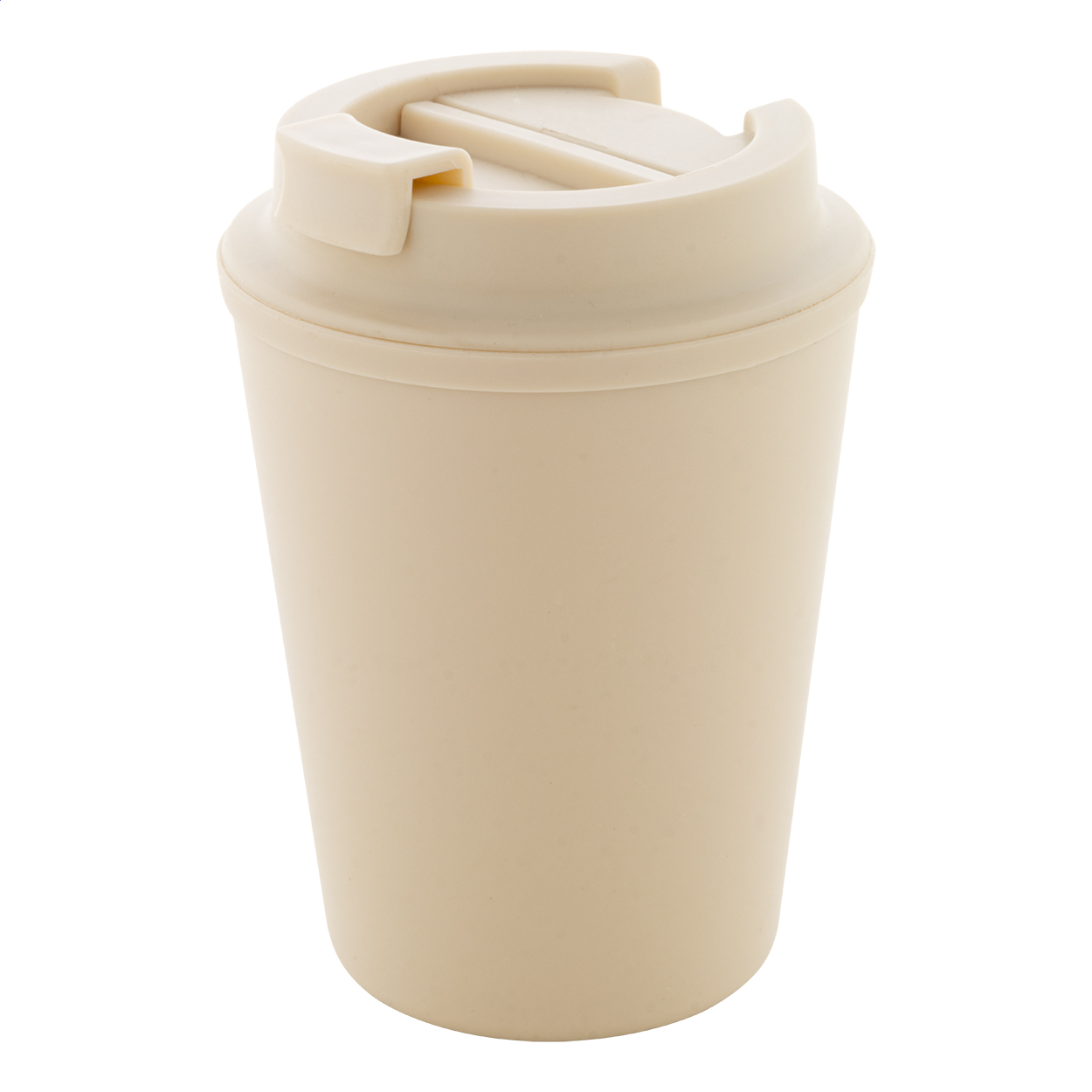 Mug isotherme Cappulu personnalisé en PP recyclé, 300 ml imprimé avec logo