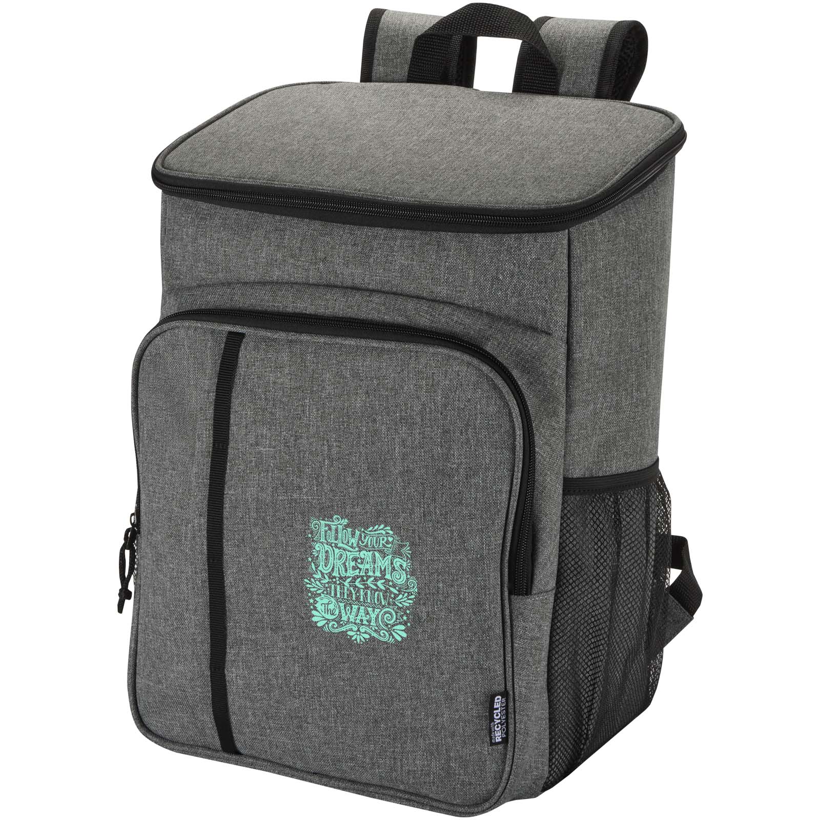 Sac à dos isotherme de pique-nique Éco-Glacier avec set de couverts - Froyelles imprimé avec logo