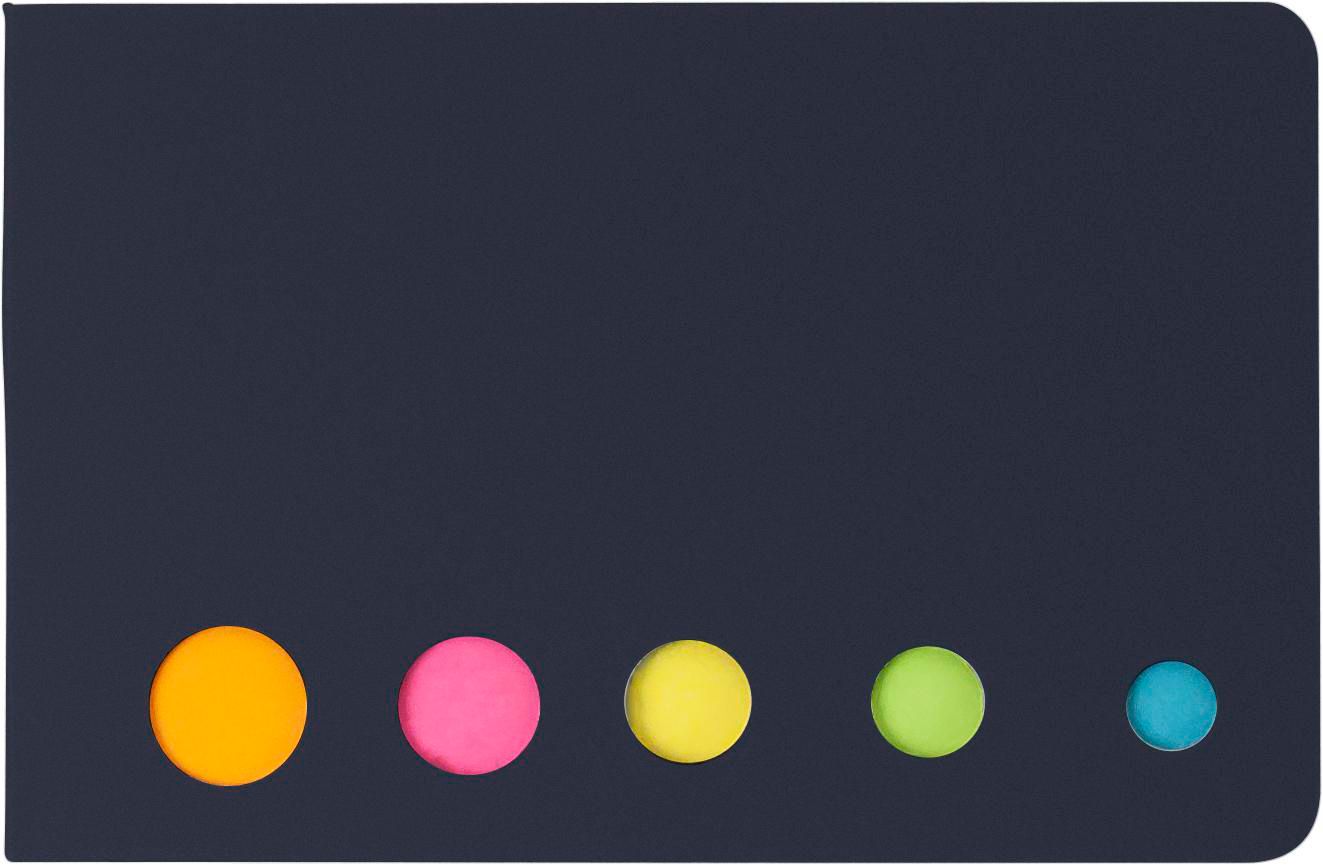 Support de notes autocollantes en carton Arc-en-ciel - Grange-de-Vaivre imprimé avec logo