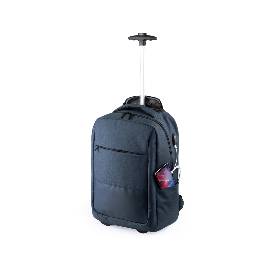 Sac à Dos Trolley Polytec - Condette imprimé avec logo