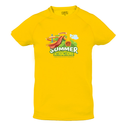 T-shirt enfant personnalisable à col rond 135 g/m² - Lou - Zaprinta France