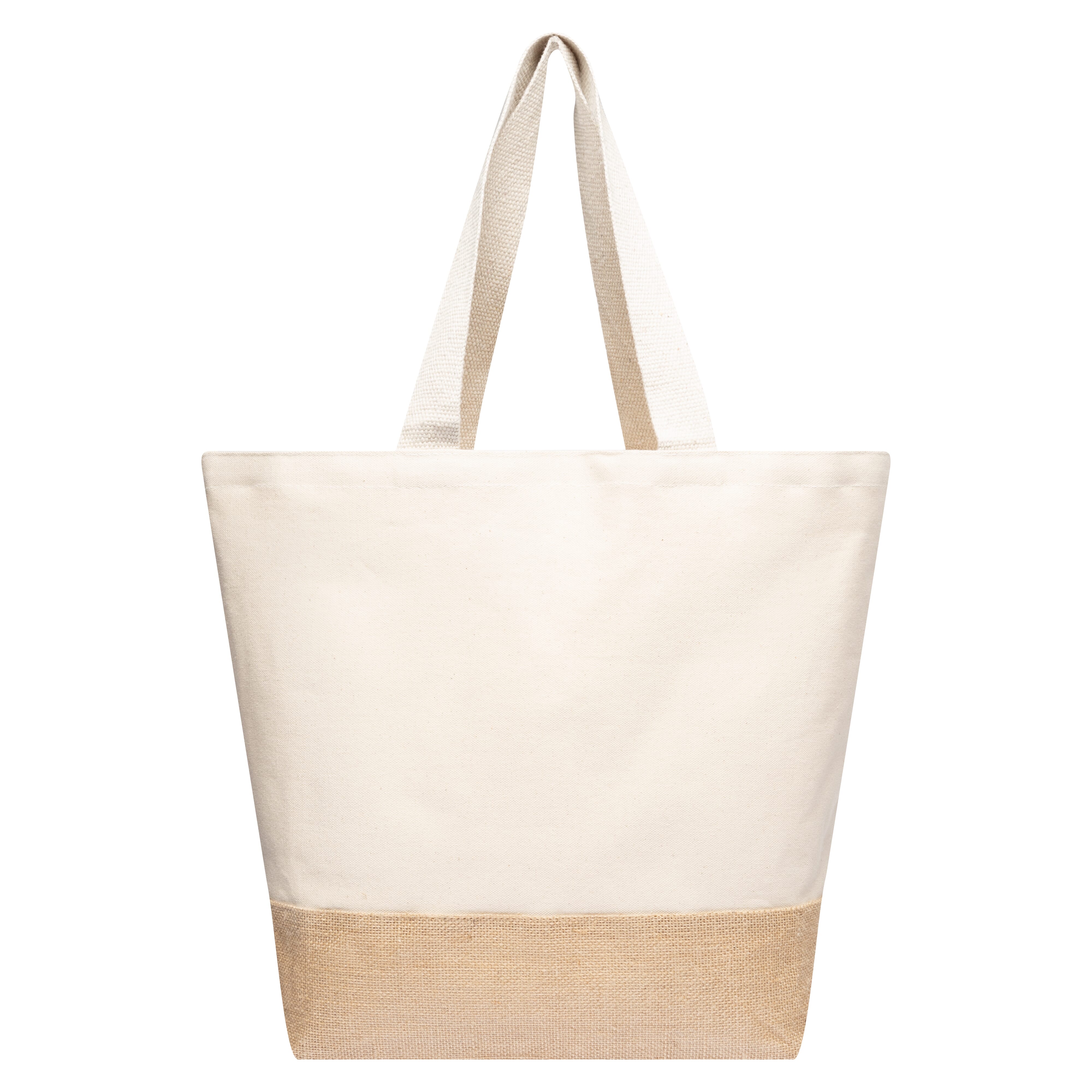 Sac à provisions en jute avec poche en coton - Lézardrieux