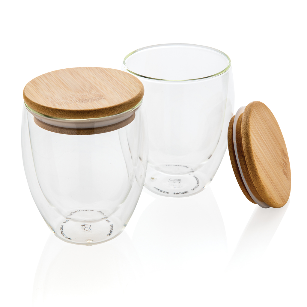 Ensemble élégant de verres à double paroi en borosilicate - Chavenon - Zaprinta France