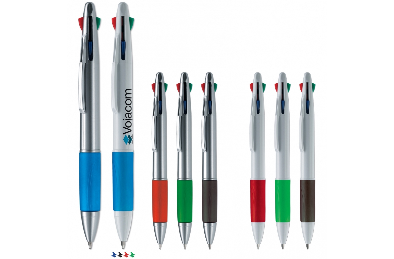 Stylo bille 4 couleurs