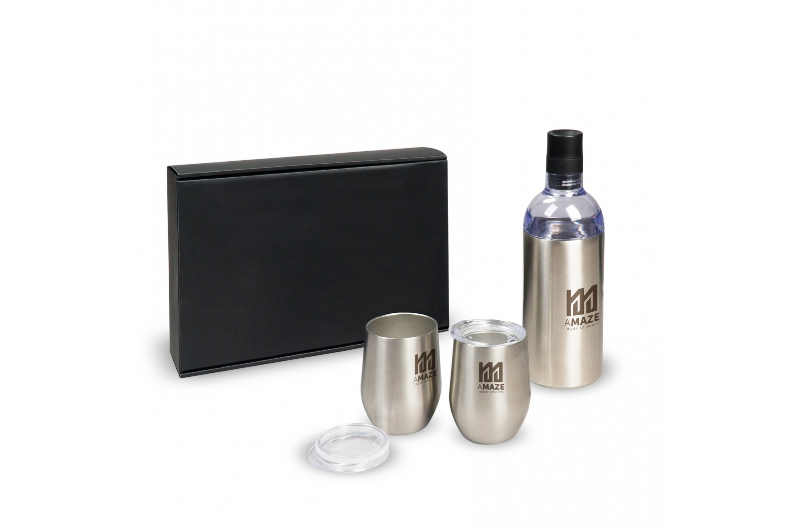 Set à vin avec deux verres