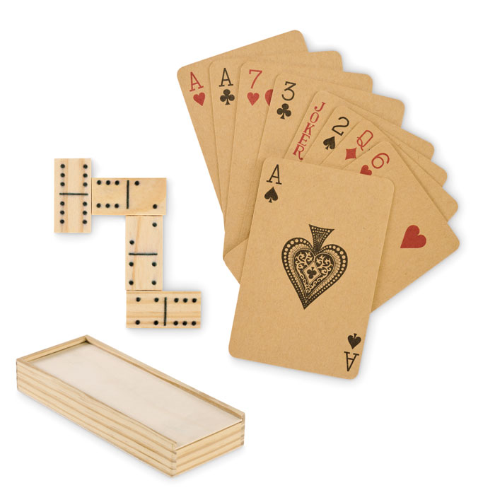 Ensemble de Dominos et Cartes de Jeu - Bragassargues