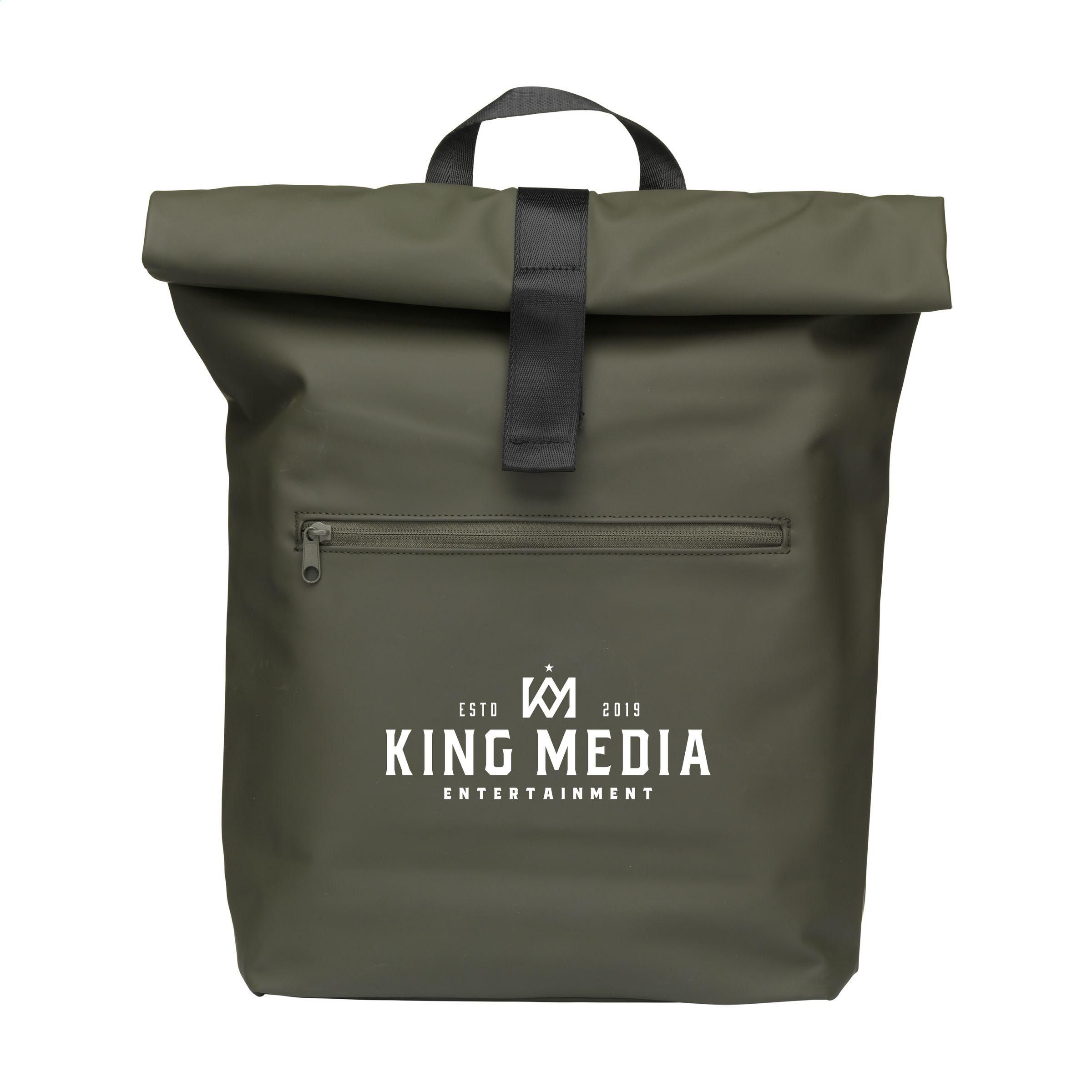 Sac à dos Lennon à rabat roulé en PU recyclé