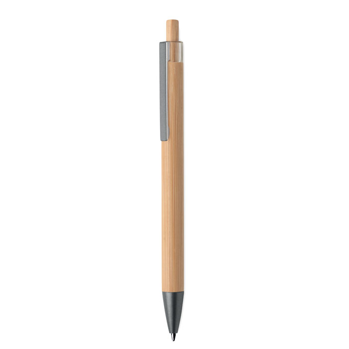 Stylo à bouton-poussoir en bambou - Saint-Sauvy