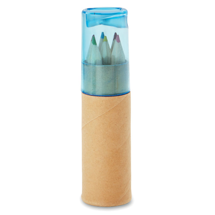 Tube de 6 crayons de couleur - Zaprinta France