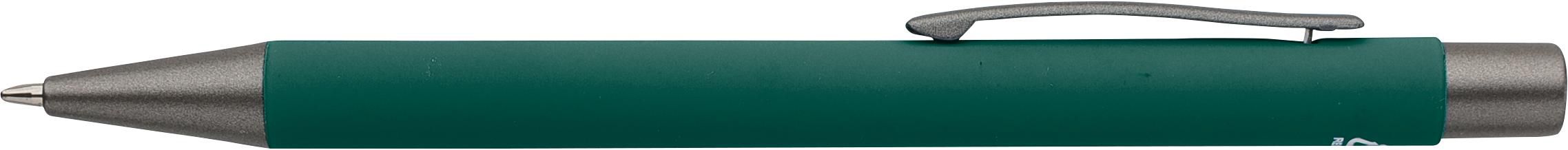 Stylo à bille recyclé en aluminium Éclat - La Laupie imprimé avec logo