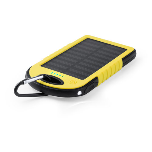 Batterie externe personnalisée solaire avec mousqueton – Bolzane - Zaprinta France