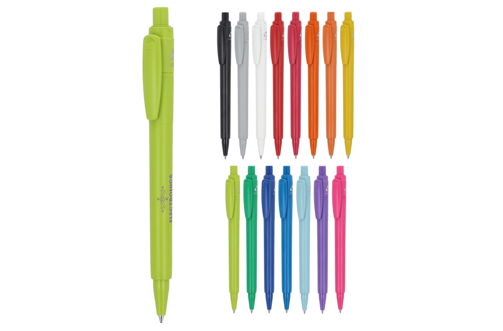 Stylo à bille Baron 03 couleur dure recyclée