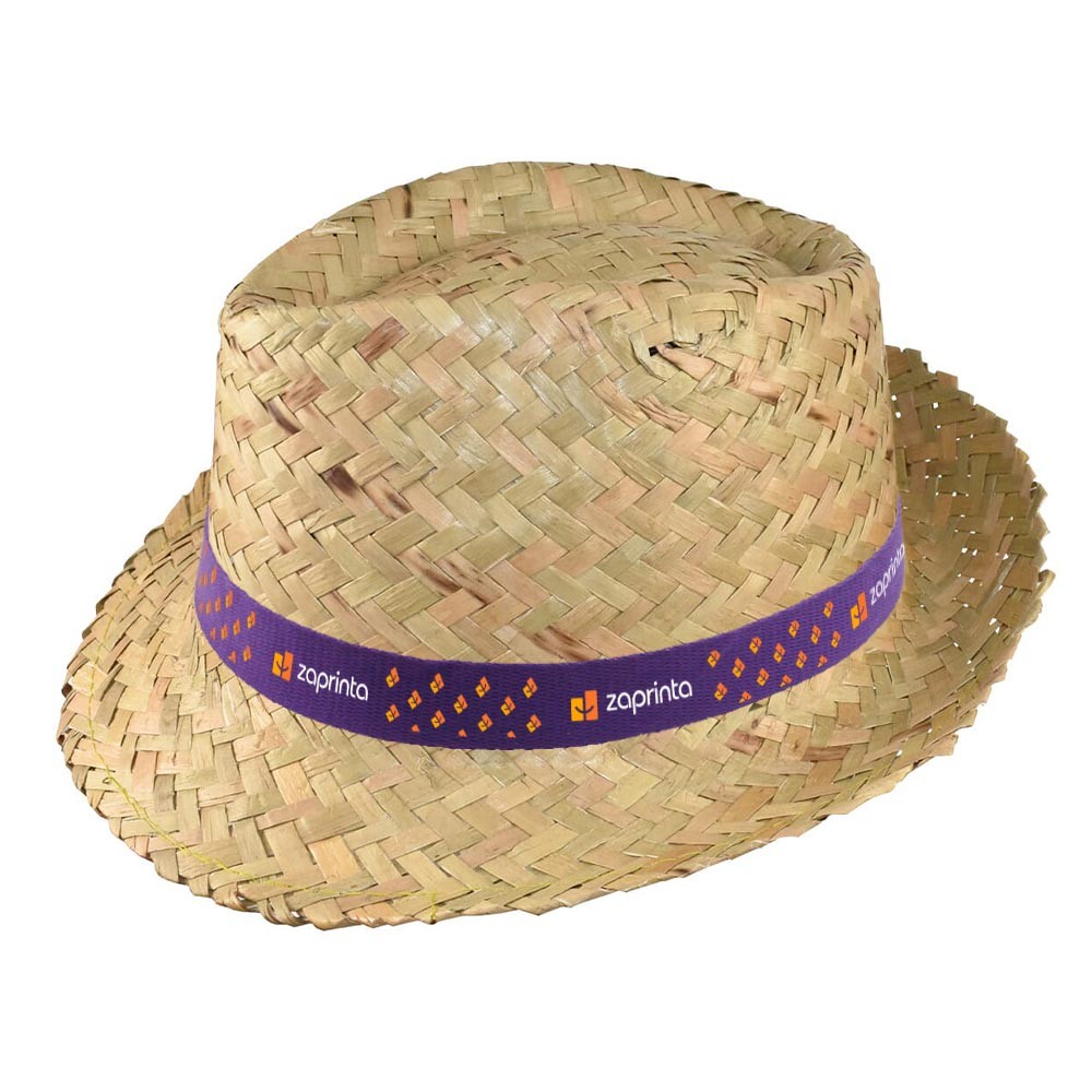 Chapeau de paille publicitaire