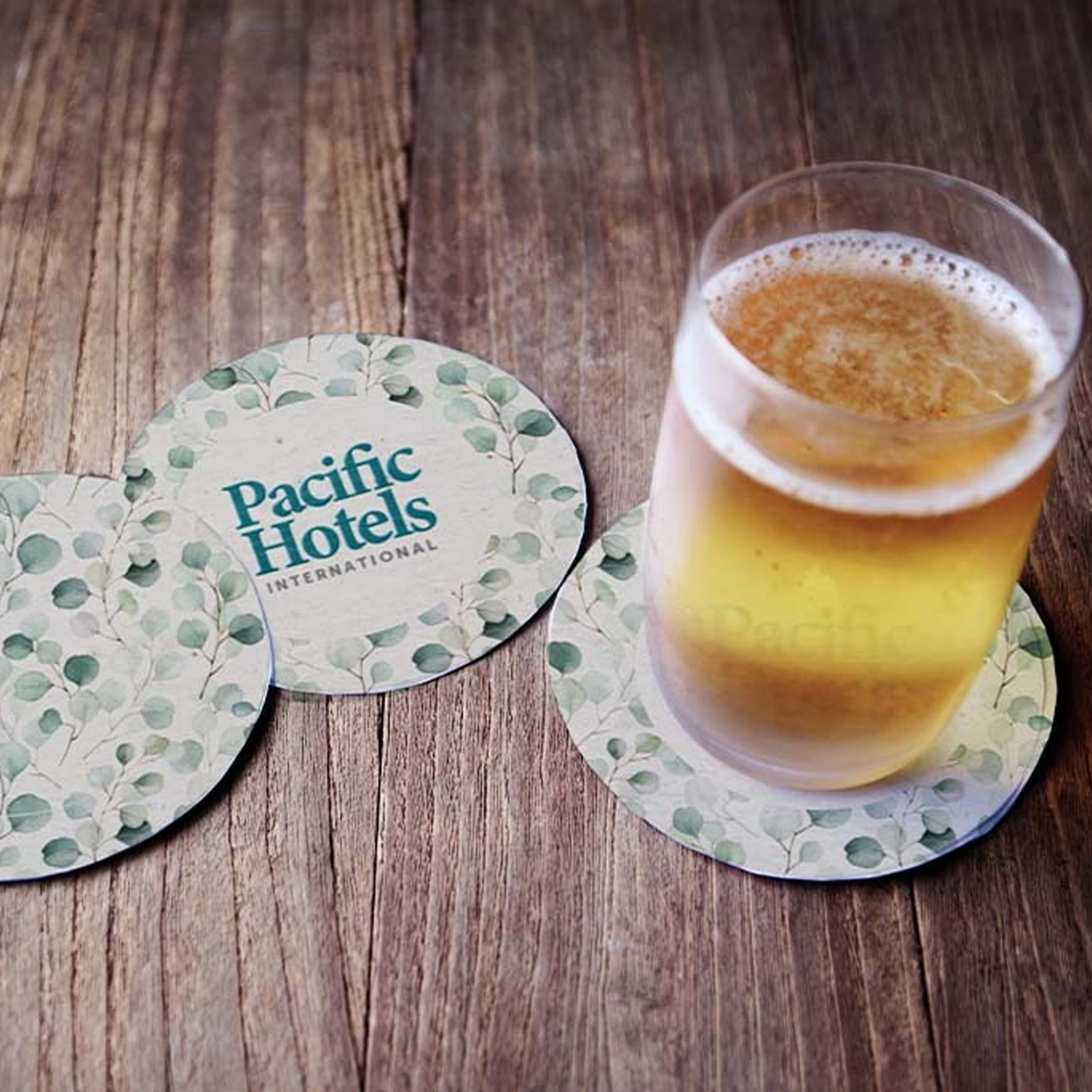 Sous-Verres en papier ensemencé - Oberlarg