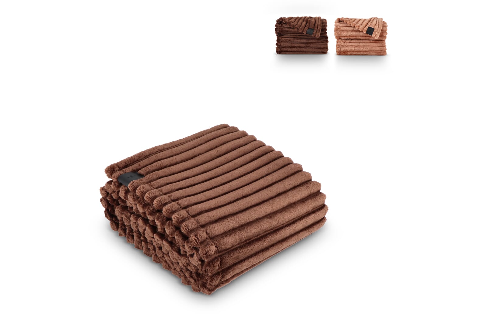 Plaid en polaire recyclé Sagaform Esther 130 x 170 cm