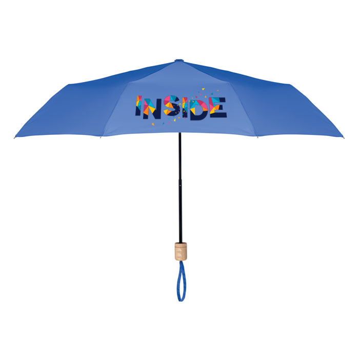 Parapluie pliant personnalisé 100 cm écologique - Éléna - Zaprinta France