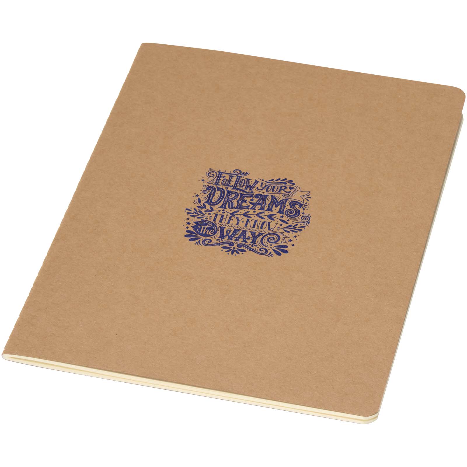 Carnet Minimaliste A5 en Kraft avec Pages à Points - Talencieux imprimé avec logo