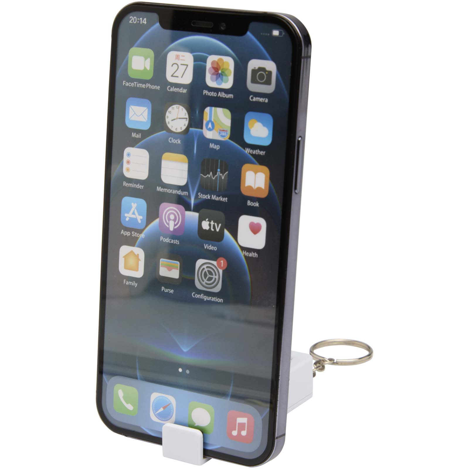 Support téléphonique ludique en plastique recyclé - La Boissière