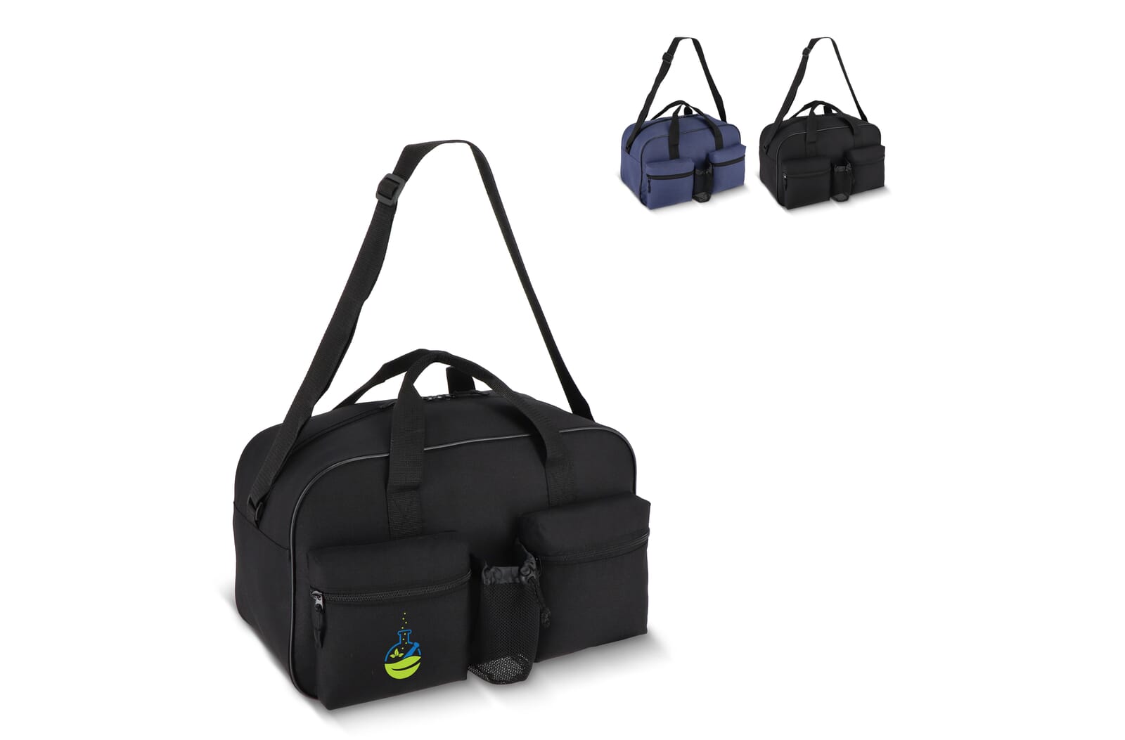 Sac de sport et de voyage en PET recyclé 600D 46 x 21 x 27,5 cm 25 L