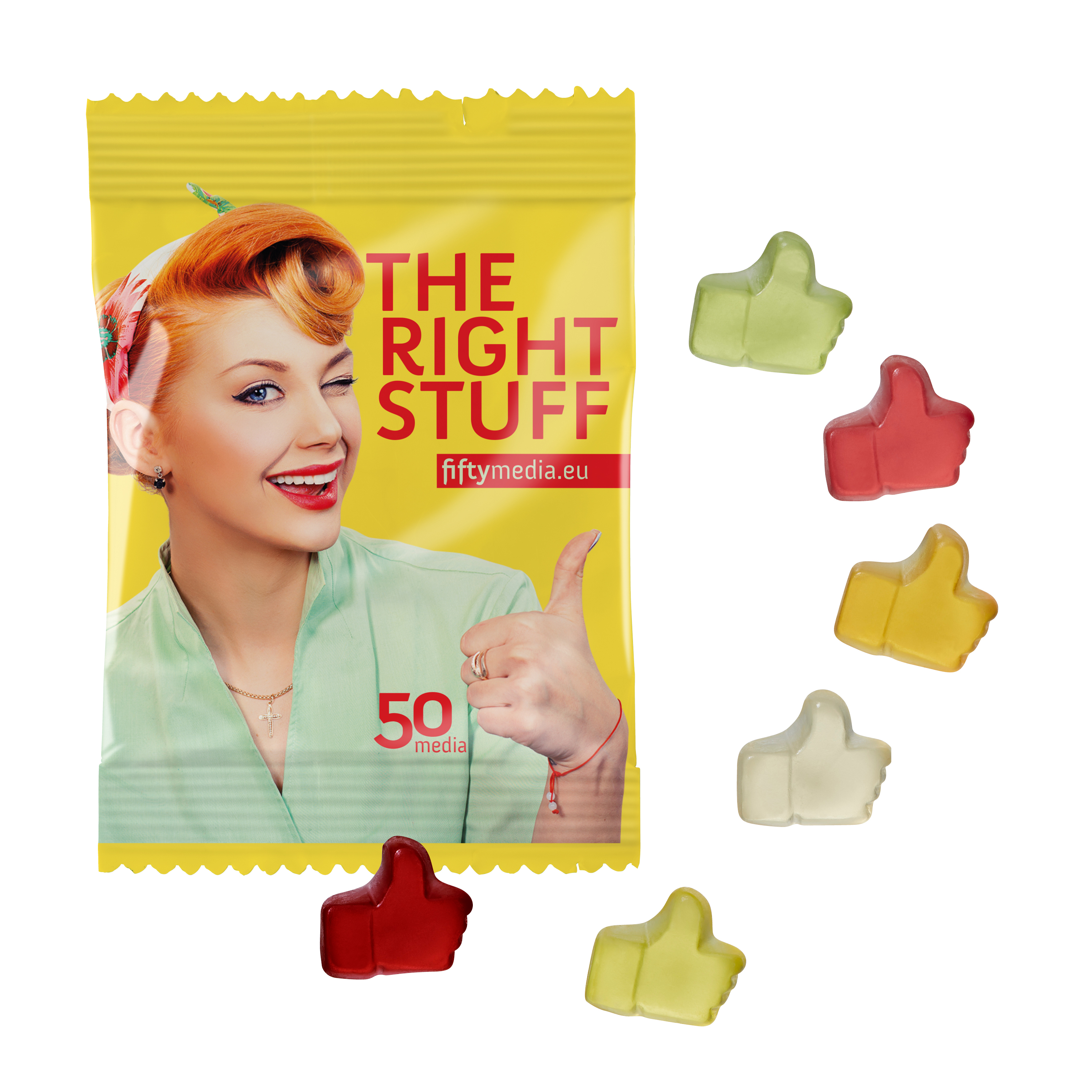 Bonbon Fruité - Betpouey imprimé avec logo