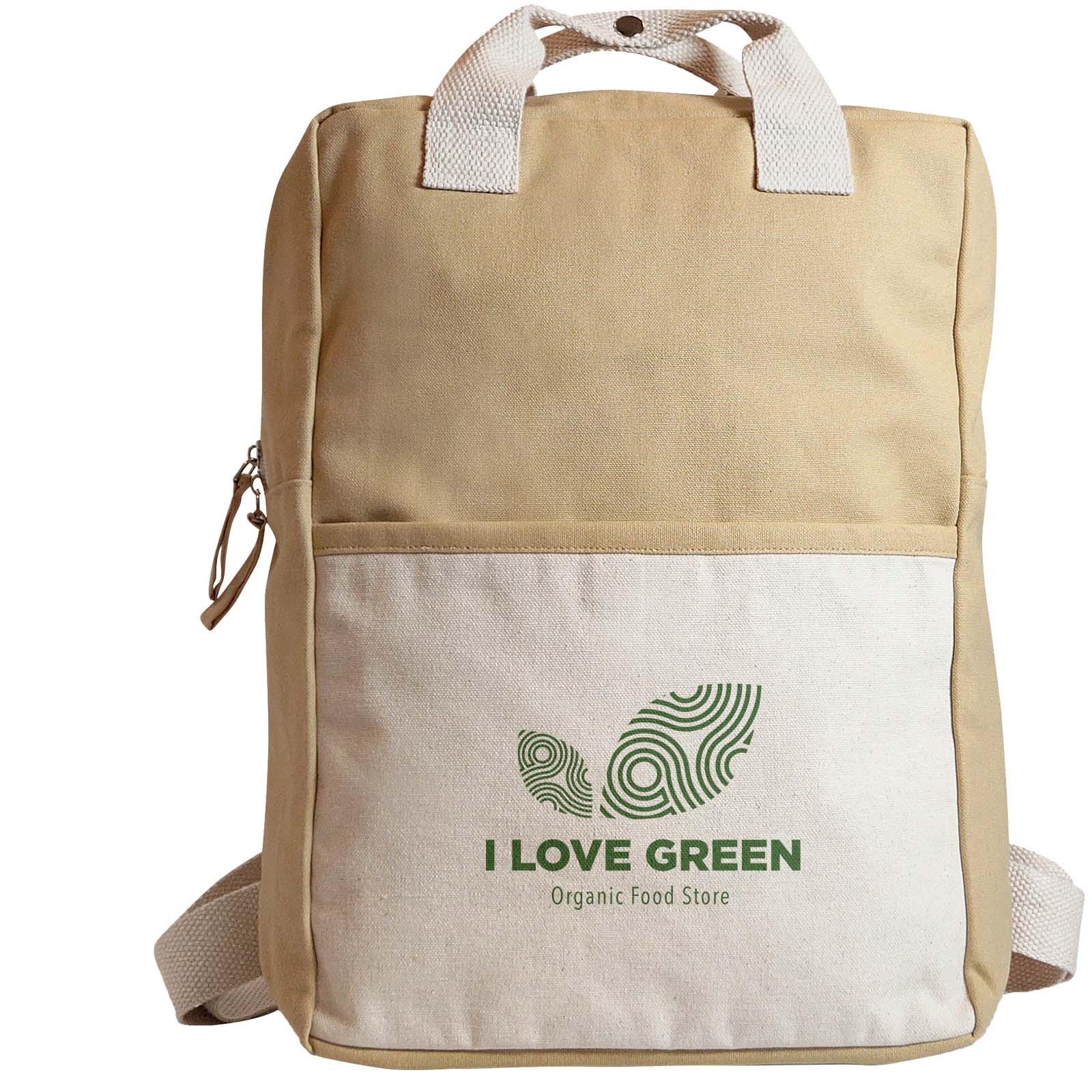Sac à dos Écolo Naturel - Aniche imprimé avec logo