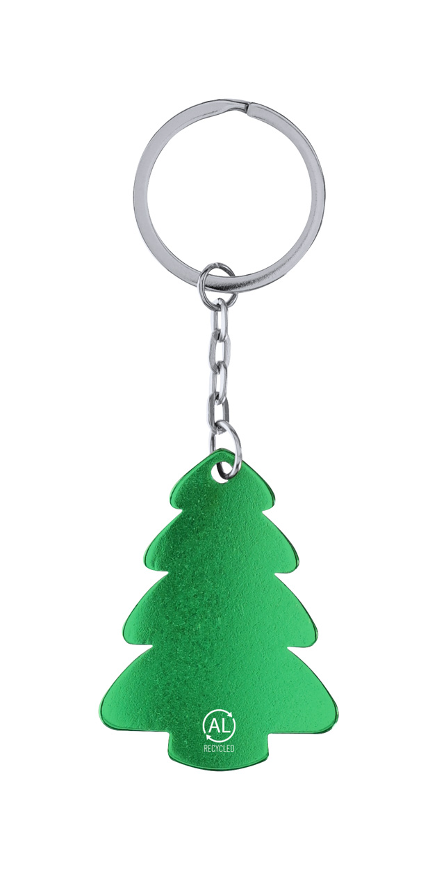 Porte-clés Sapin de Noël Écologique - Cancale imprimé avec logo