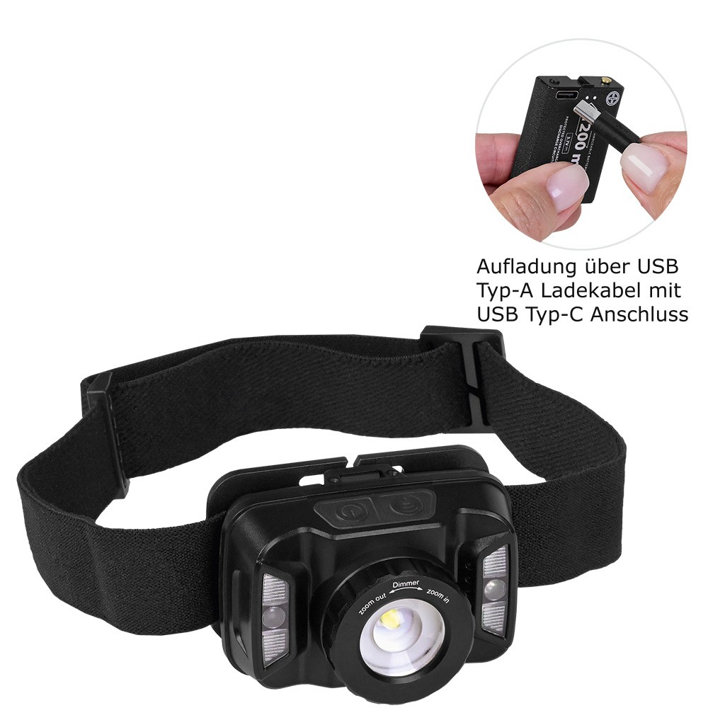 Lampe Frontale Rechargeable Avec Capteur - Galametz